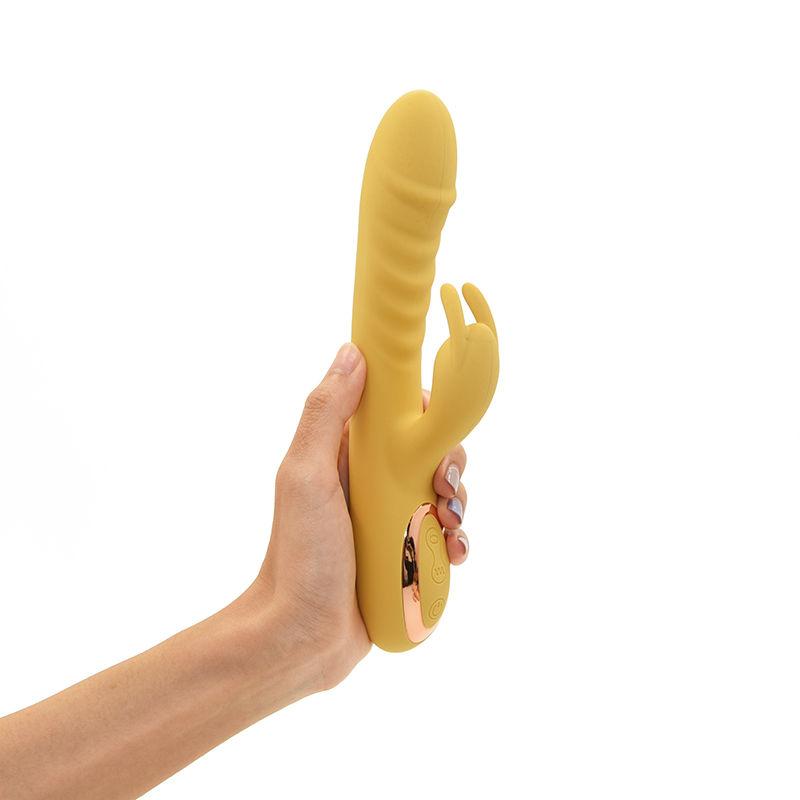 Harga Pabrik Kelinci Besar Dildo Menyodorkan Vibrator Mainan Seks untuk Wanita 10 Getaran Frekuensi